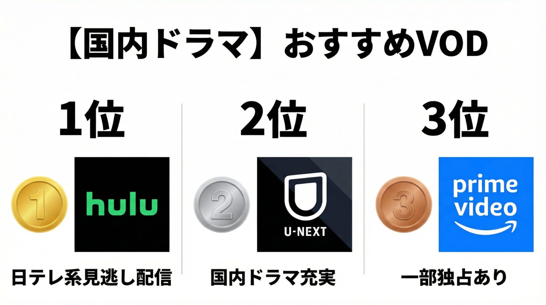 国内ドラマおすすめVOD