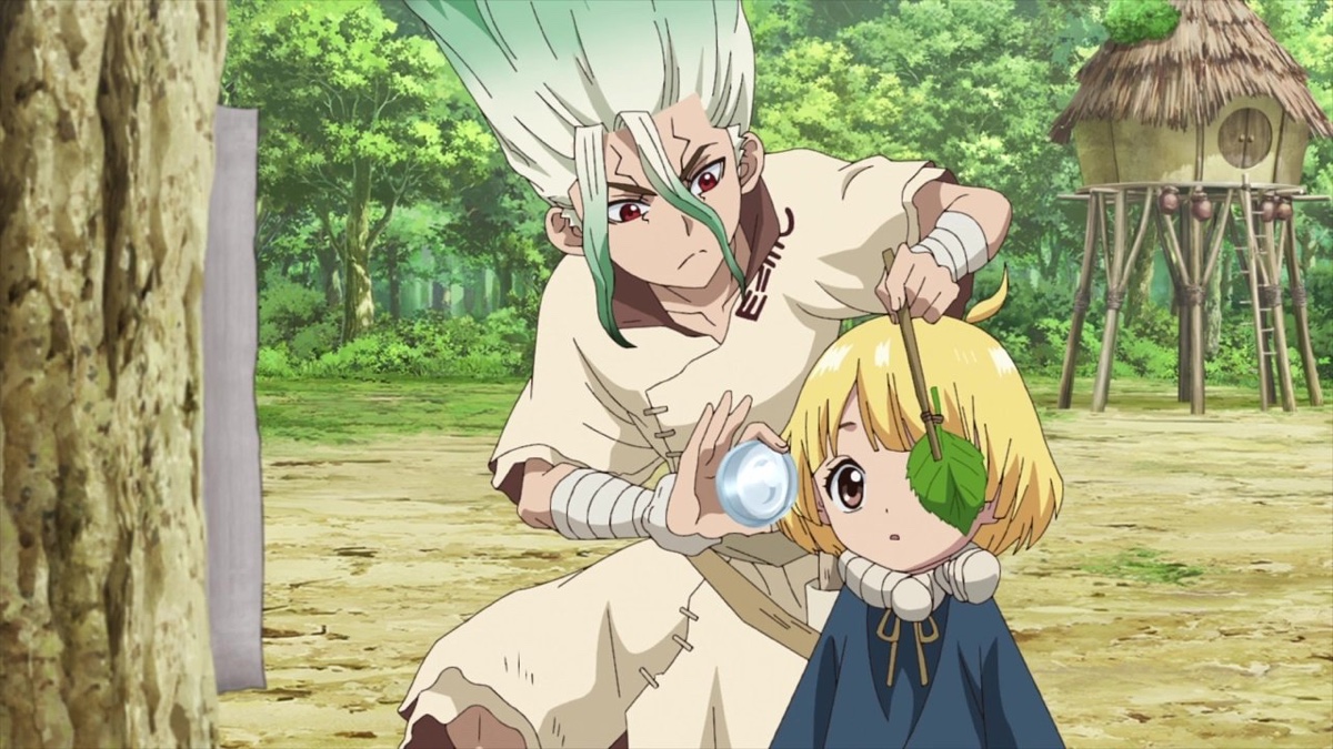 Dr.STONE 第1期 スイカにガラスの眼鏡を作る千空