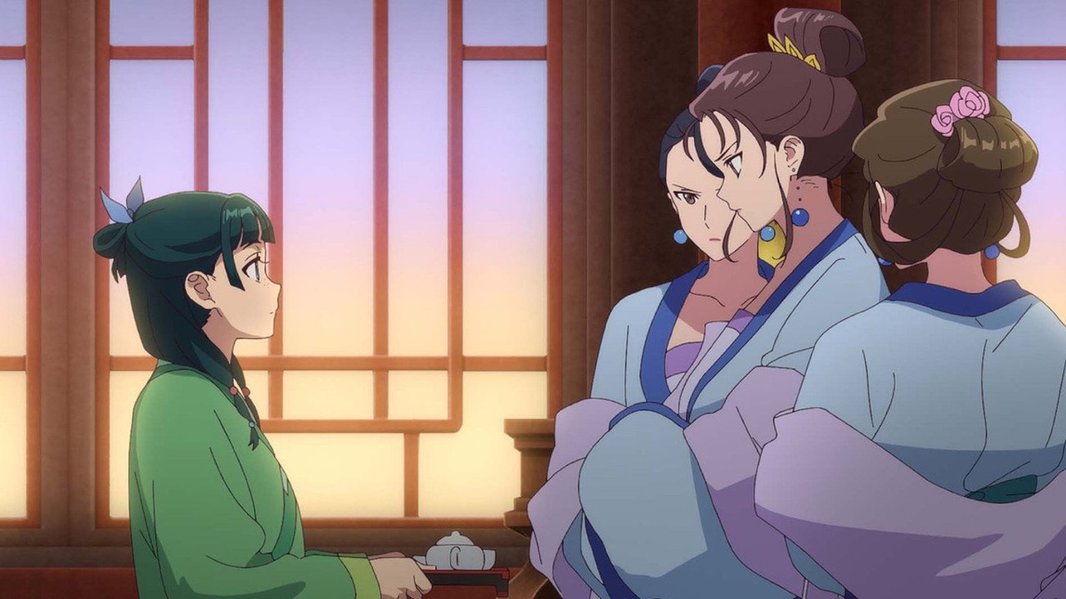 薬屋のひとりごと 第4話 梨花妃の侍女たちと向き合う猫猫
